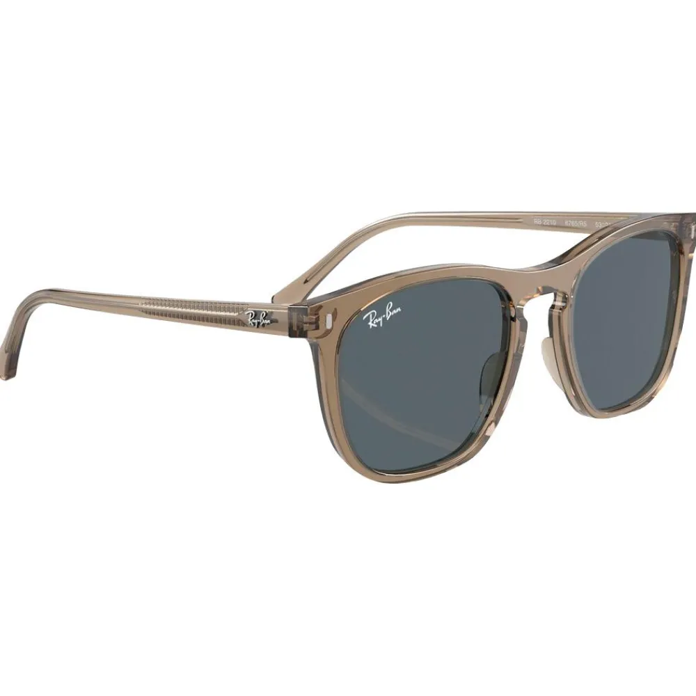 Discount Lunettes de soleil RB2210 Polished Transparent Brown Blue Femme Lunettes Femme