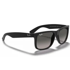 Clearance Lunettes de soleil RB4165 Justin Classic Matte Rubber Black Dark Grey Gradient Femme Lunettes Femme