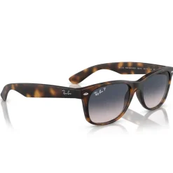Lunettes Femme|Lunettes Polarisées<Ray Ban Lunettes de soleil RB2132 New Wayfarer Classic Matte Havana Polar Blue