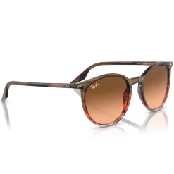 Lunettes Femme<Ray Ban Lunettes de soleil RB2204 Polished Striped Red Brown Gradient Black Pink