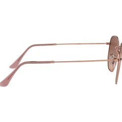 Lunettes Femme<Ray Ban Lunettes de soleil RB3548N Hexagonal Flat Polished Copper Gradient Brown