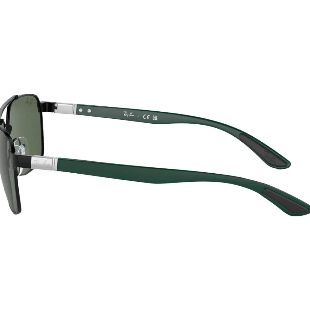 Discount Lunettes de soleil RB3701 Polished Black Green G-15 Femme Lunettes Femme|Lunettes Polarisées