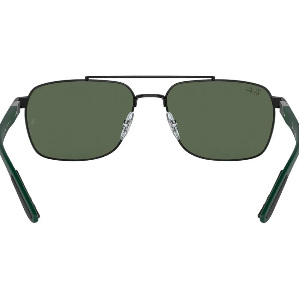 Discount Lunettes de soleil RB3701 Polished Black Green G-15 Femme Lunettes Femme|Lunettes Polarisées