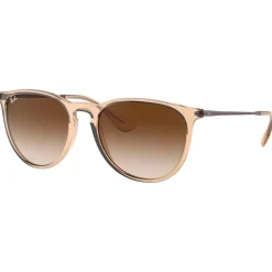 Lunettes Femme|Lunettes Femme<Ray Ban Lunettes de soleil RB4171 Erika Classic Polished Transparent Brown Gradient Brown