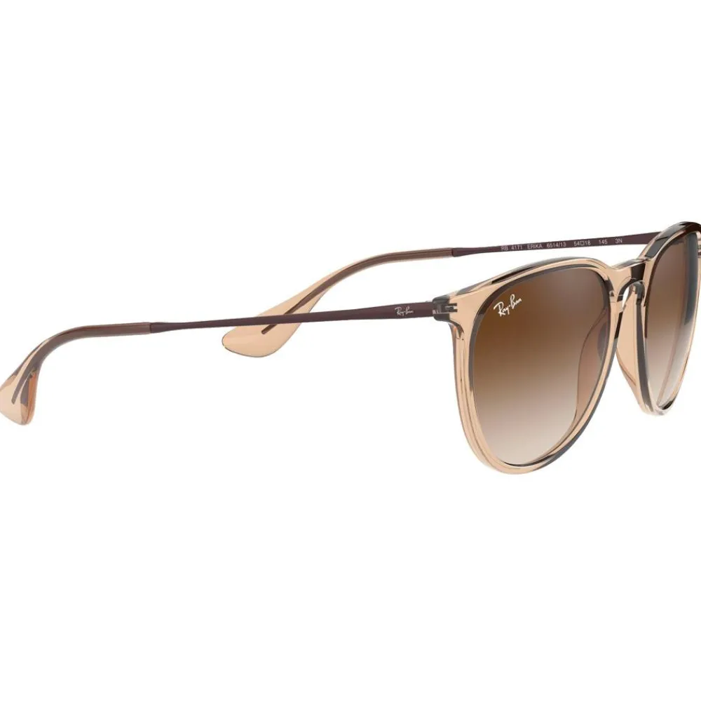 Lunettes Femme|Lunettes Femme<Ray Ban Lunettes de soleil RB4171 Erika Classic Polished Transparent Brown Gradient Brown