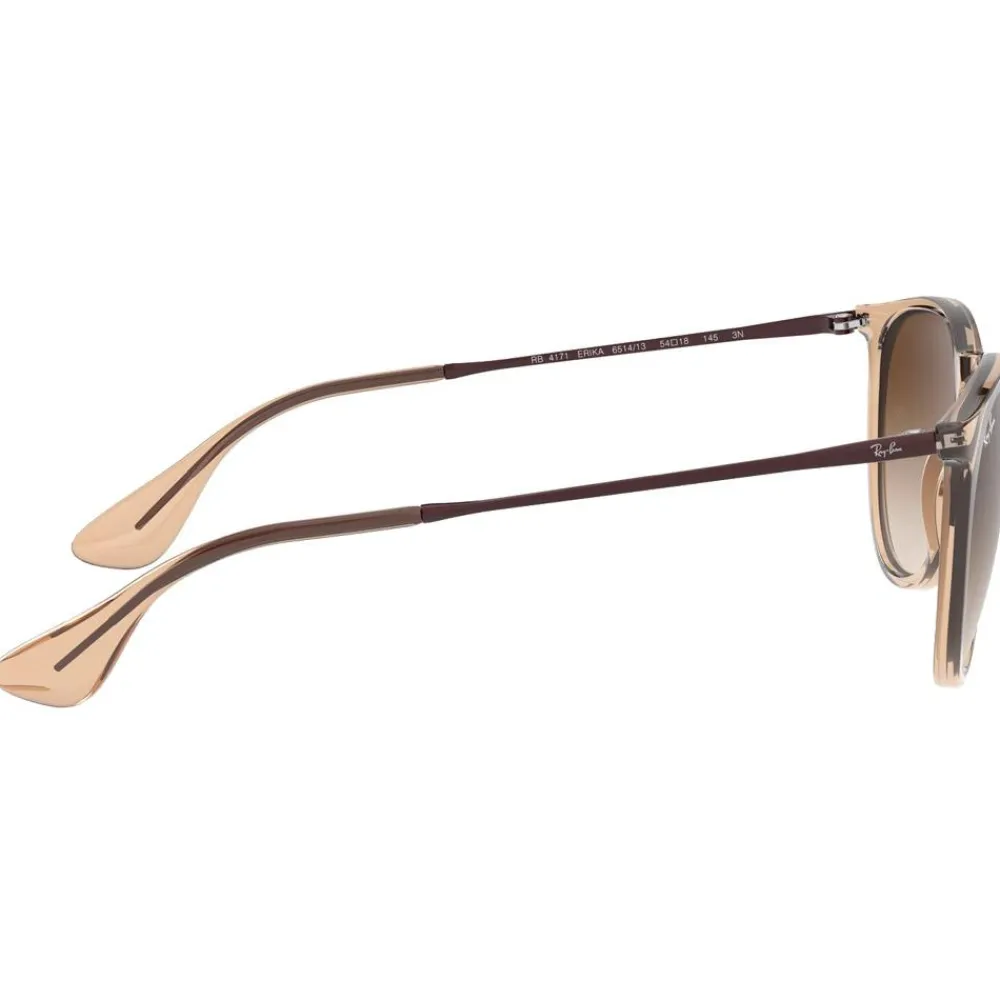 Lunettes Femme|Lunettes Femme<Ray Ban Lunettes de soleil RB4171 Erika Classic Polished Transparent Brown Gradient Brown
