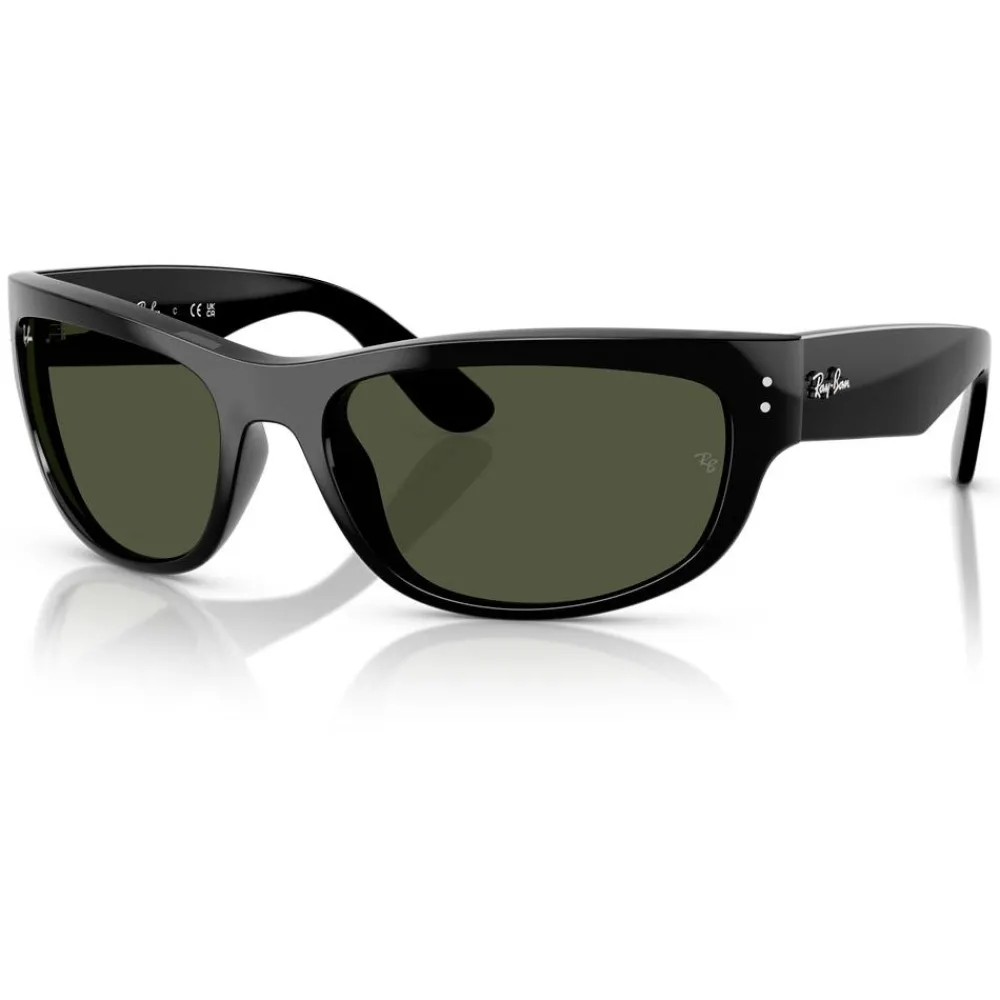 Clearance Lunettes de soleil RB2289 Mega Balorama Polished Black Green G-15 Femme Lunettes Femme|Lunettes Homme