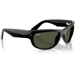 Clearance Lunettes de soleil RB2289 Mega Balorama Polished Black Green G-15 Femme Lunettes Femme|Lunettes Homme
