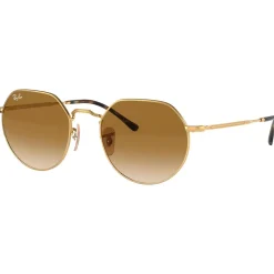 Lunettes Femme|Lunettes Polarisées<Ray Ban Lunettes de soleil RB3565 Jack Polished Gold Brown
