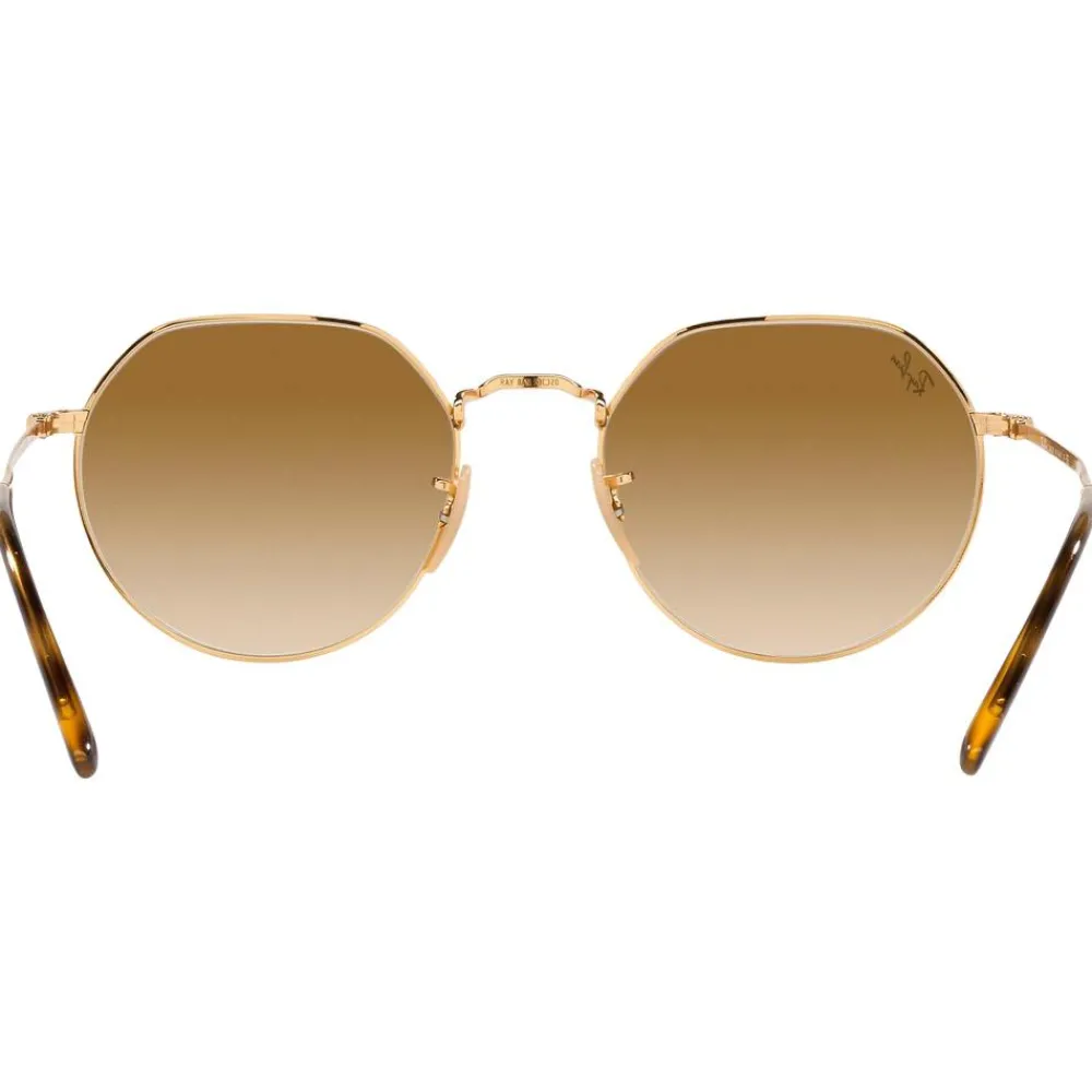 Lunettes Femme|Lunettes Polarisées<Ray Ban Lunettes de soleil RB3565 Jack Polished Gold Brown