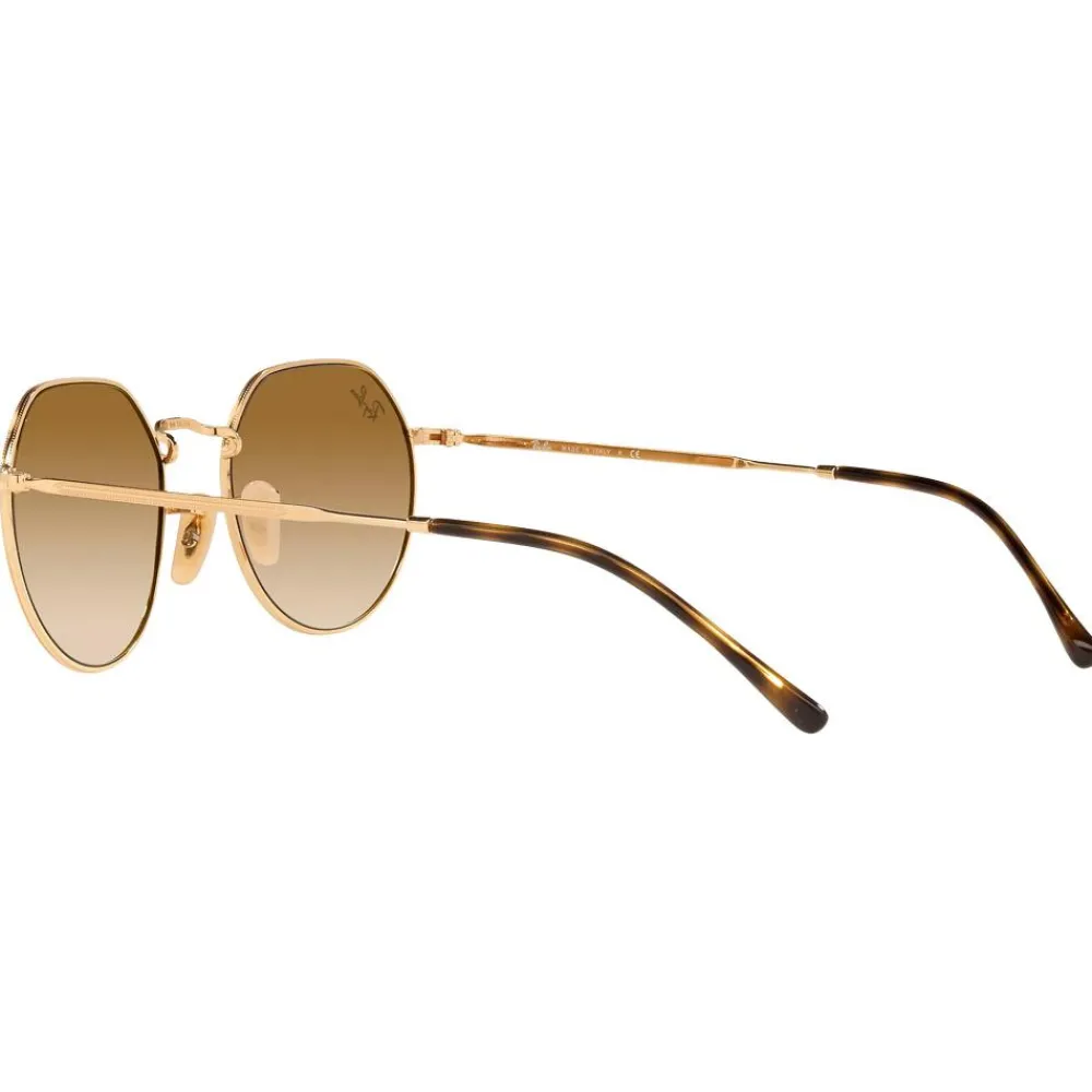 Lunettes Femme|Lunettes Polarisées<Ray Ban Lunettes de soleil RB3565 Jack Polished Gold Brown
