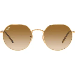 Lunettes Femme|Lunettes Polarisées<Ray Ban Lunettes de soleil RB3565 Jack Polished Gold Brown