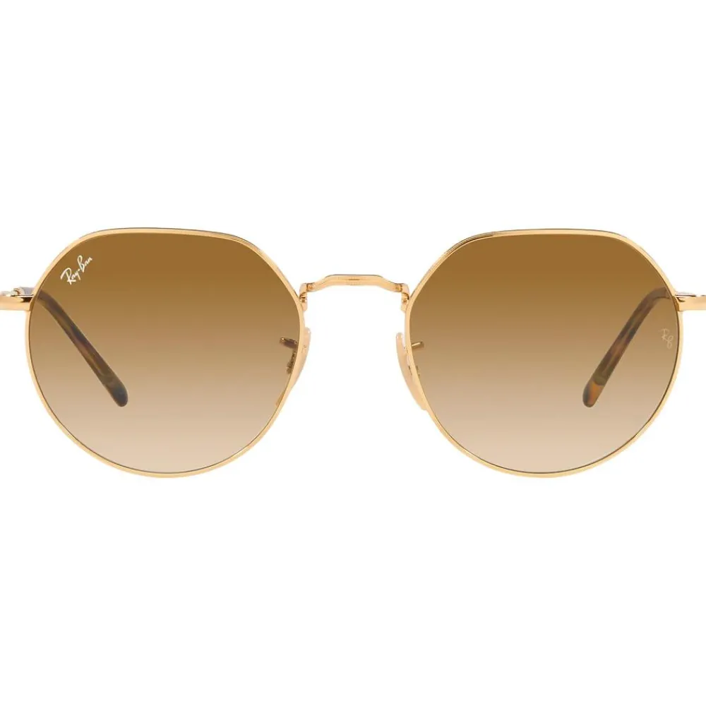 Lunettes Femme|Lunettes Polarisées<Ray Ban Lunettes de soleil RB3565 Jack Polished Gold Brown