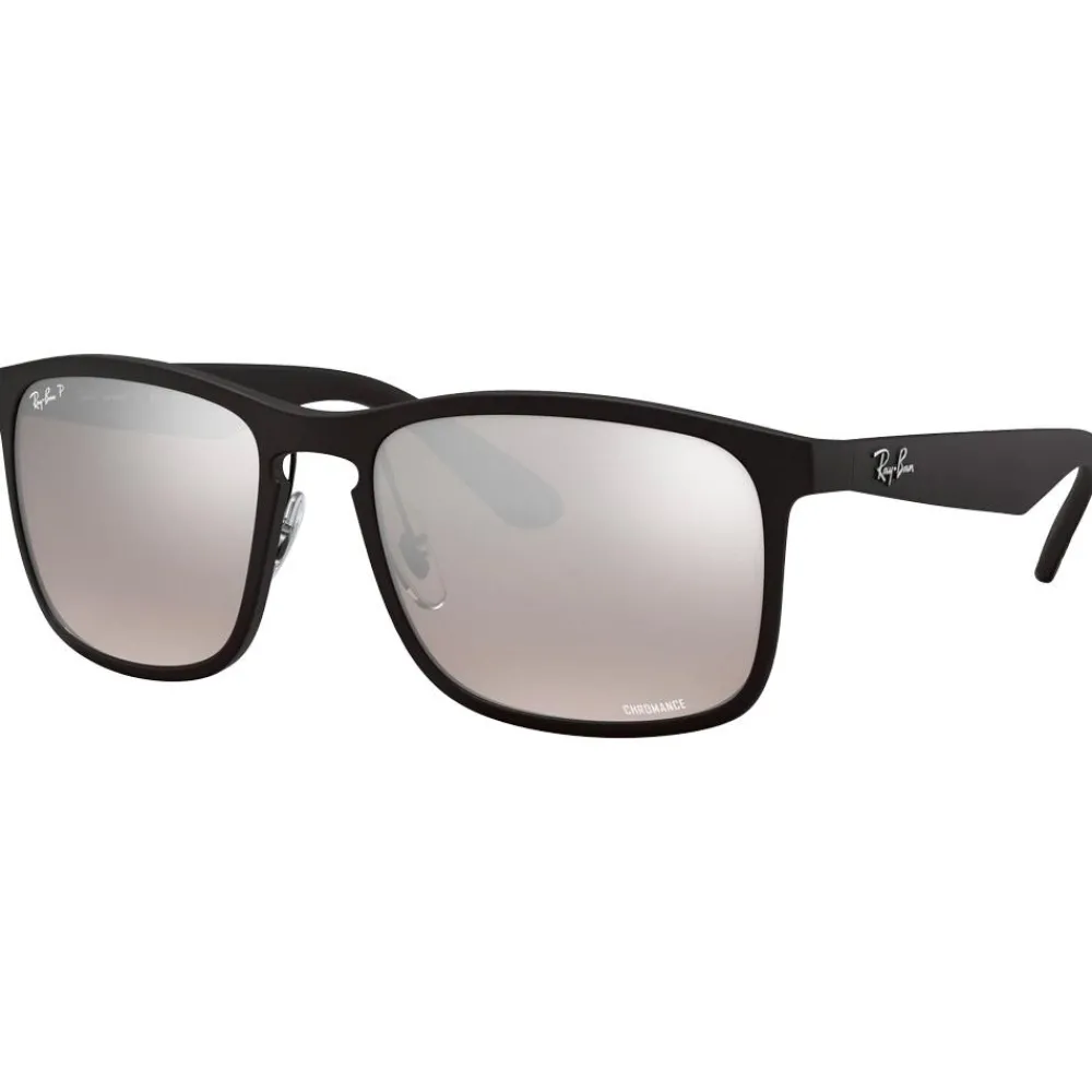 Lunettes Polarisées|Lunettes Femme<Ray Ban Lunettes de soleil RB4264 Matte Black Chromance Silver Polar
