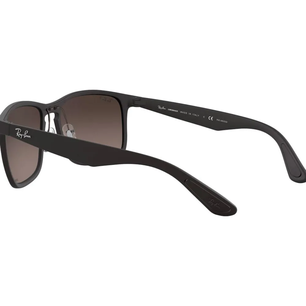 Lunettes Polarisées|Lunettes Femme<Ray Ban Lunettes de soleil RB4264 Matte Black Chromance Silver Polar