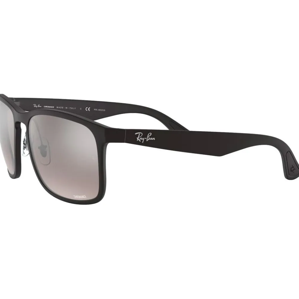 Lunettes Polarisées|Lunettes Femme<Ray Ban Lunettes de soleil RB4264 Matte Black Chromance Silver Polar
