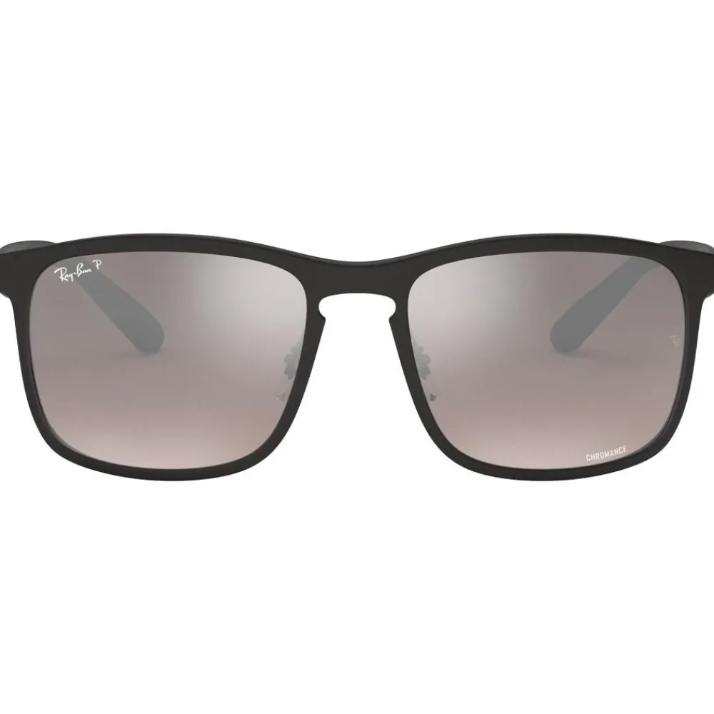 Lunettes Polarisées|Lunettes Femme<Ray Ban Lunettes de soleil RB4264 Matte Black Chromance Silver Polar
