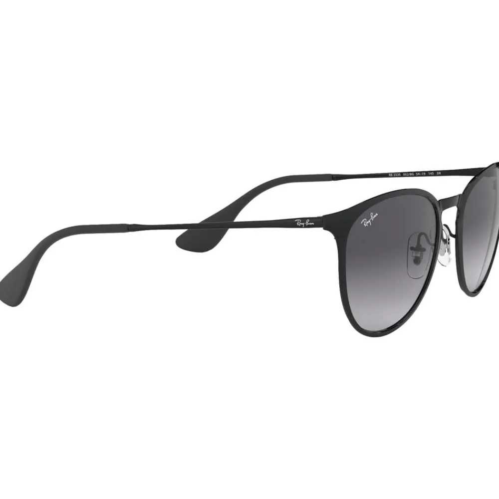 Sale Lunettes de soleil RB3539 Erika Metal Polished Black Dark Grey Gradient Femme Lunettes Femme