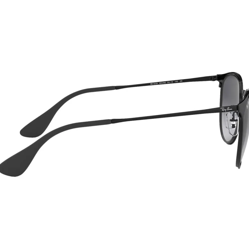 Sale Lunettes de soleil RB3539 Erika Metal Polished Black Dark Grey Gradient Femme Lunettes Femme