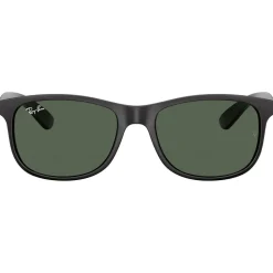 Lunettes Femme<Ray Ban Lunettes de soleil RB4202 Andy Matte Black Green