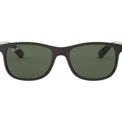 Lunettes Femme<Ray Ban Lunettes de soleil RB4202 Andy Matte Black Green