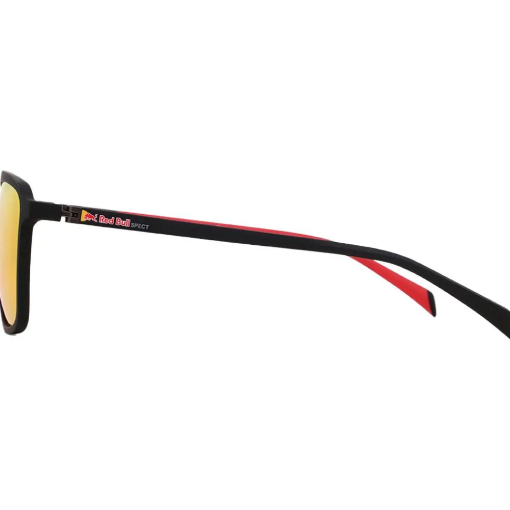 Lunettes Femme|Lunettes Polarisées<Red Bull Spect Lunettes de soleil Redps Square Soft Touch Black Brown Red Mirror Polarized
