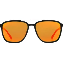 Lunettes Femme|Lunettes Polarisées<Red Bull Spect Lunettes de soleil Redps Square Soft Touch Black Brown Red Mirror Polarized