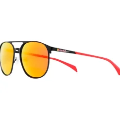Best Lunettes de soleil Redms Pilot Matt Black Red Brown Red Mirror Polarized Femme Lunettes Femme|Lunettes Polarisées