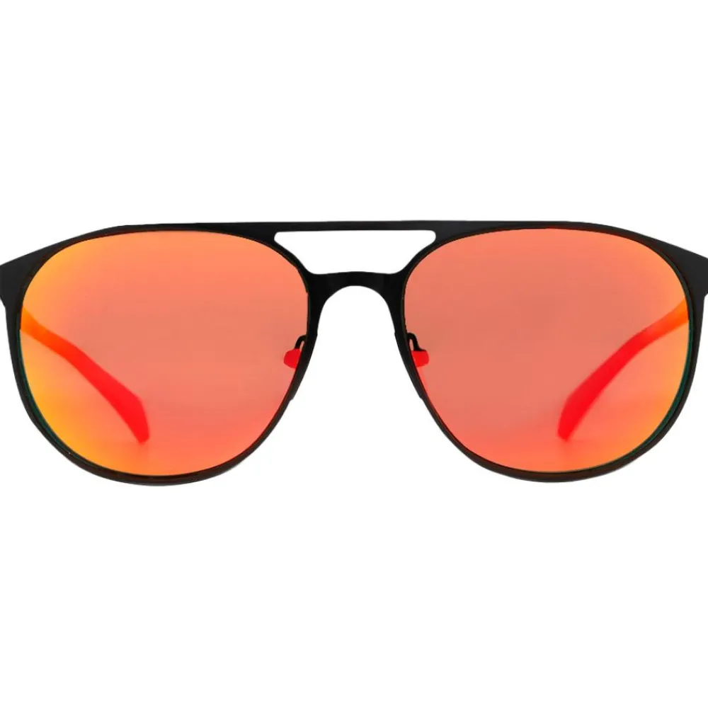 Best Lunettes de soleil Redms Pilot Matt Black Red Brown Red Mirror Polarized Femme Lunettes Femme|Lunettes Polarisées
