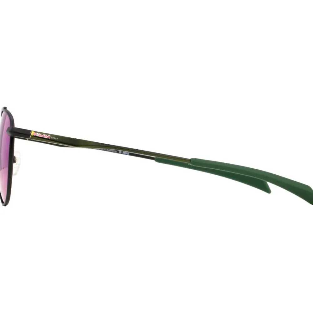Lunettes Femme|Lunettes Polarisées<Red Bull Spect Lunettes de soleil Redms Panto Matt Black Olive Green Green Mirror Polarized