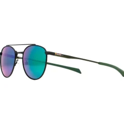 Lunettes Femme|Lunettes Polarisées<Red Bull Spect Lunettes de soleil Redms Panto Matt Black Olive Green Green Mirror Polarized