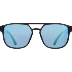 Clearance Lunettes de soleil Elroy Shiny X'Tal Dark Grey Blue Mirror Femme Lunettes Femme
