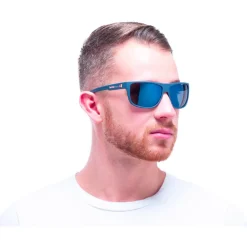 New Lunettes de soleil Loom Matt Blue Smoke Blue Mirror Femme Lunettes Femme|Lunettes Homme