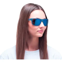 New Lunettes de soleil Loom Matt Blue Smoke Blue Mirror Femme Lunettes Femme|Lunettes Homme
