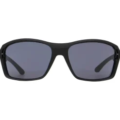Outlet Lunettes de soleil Drill Mat Metallic Black Smoke Femme Lunettes Femme