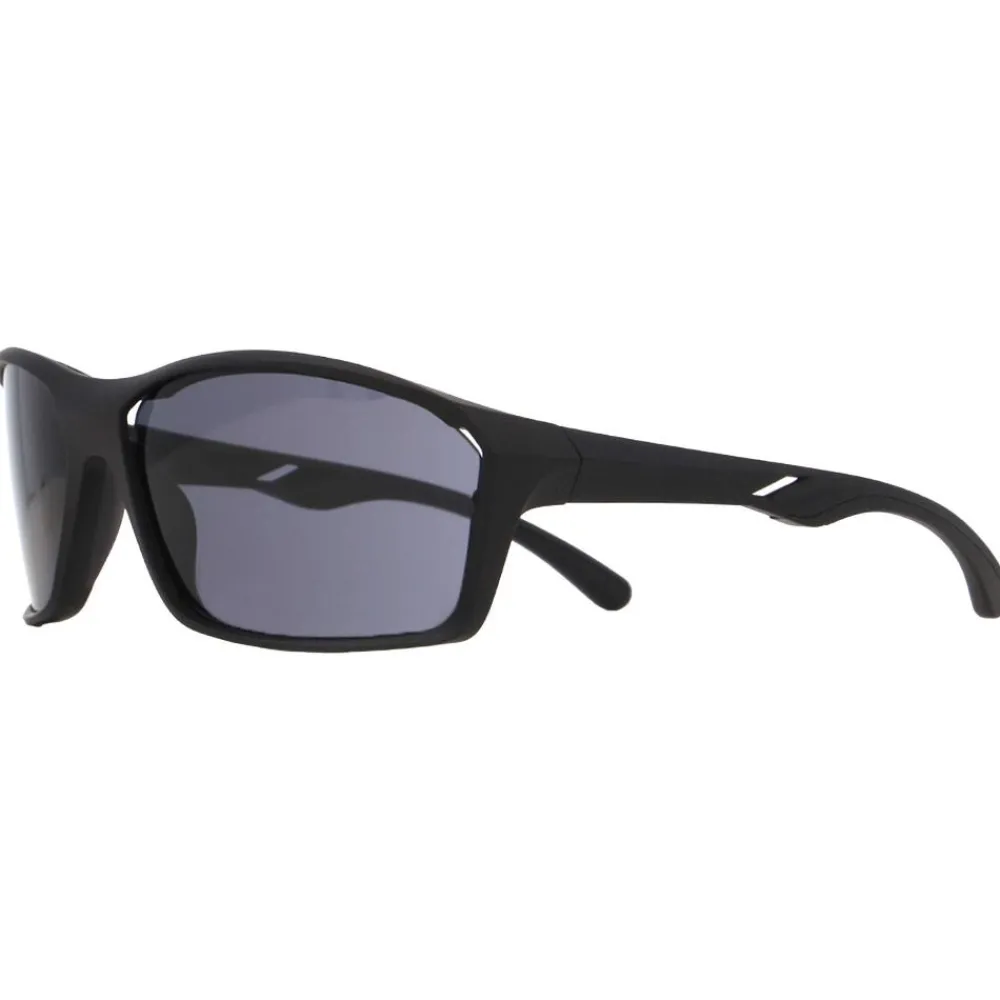 Outlet Lunettes de soleil Drill Mat Metallic Black Smoke Femme Lunettes Femme