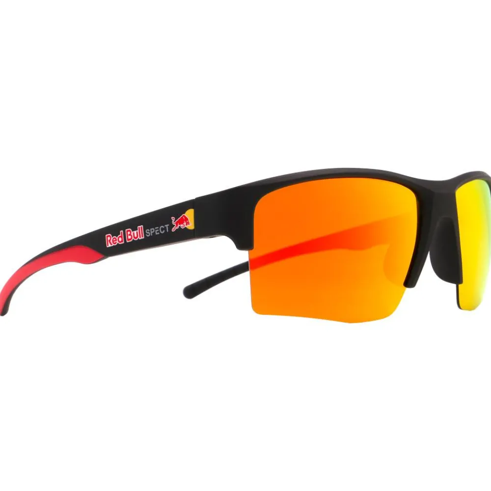 Lunettes Trail|Lunettes Trail-Running<Red Bull Spect Lunettes de soleil Chain Soft Black Red Brown Red Orange Polarized