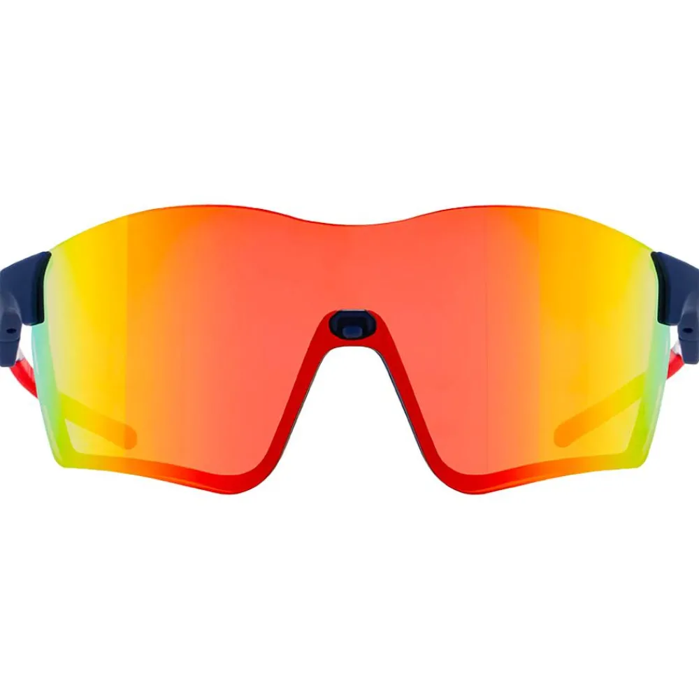 Lunettes Trail|Lunettes Trail-Running<Red Bull Spect Lunettes de soleil Fuse Matt Blue Red Brown Red Mirror