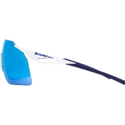 Sale Lunettes de soleil Gabe Shiny White Blue Smoke Blue Mirror Femme Lunettes Trail|Lunettes Trail-Running