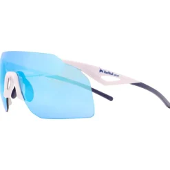 Sale Lunettes de soleil Gabe Shiny White Blue Smoke Blue Mirror Femme Lunettes Trail|Lunettes Trail-Running