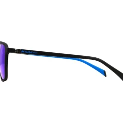 Hot Lunettes de soleil Redps Square Matt Black Smoke Blue Mirror Polarized Femme Lunettes Femme|Lunettes Polarisées