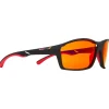 Lunettes Femme<Red Bull Spect Lunettes de soleil Drill Matt Black Orange Red Mirror