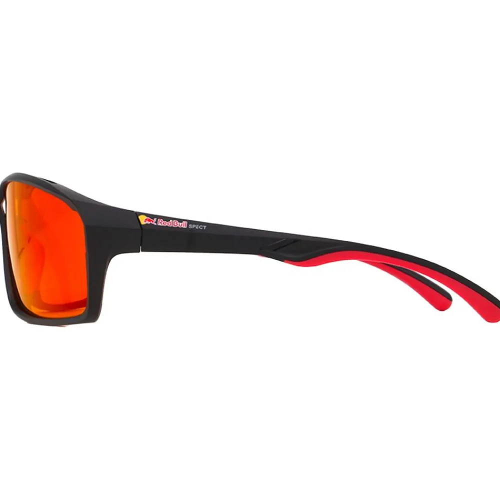 Lunettes Femme<Red Bull Spect Lunettes de soleil Drill Matt Black Orange Red Mirror