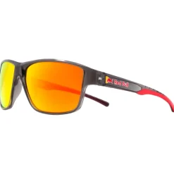 New Lunettes de soleil Chess Shiny X'Tal Grey Red Brown Red Orange Mirror Polarized Femme Lunettes Femme|Lunettes Polarisées