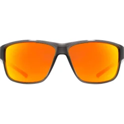 New Lunettes de soleil Chess Shiny X'Tal Grey Red Brown Red Orange Mirror Polarized Femme Lunettes Femme|Lunettes Polarisées
