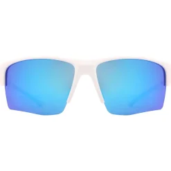 New Lunettes de soleil Chain Shiny White Blue Smoke Blue Mirror Polarized Femme Lunettes Trail|Lunettes Trail-Running