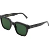 Lunettes Femme<Retro Super Future Lunettes de soleil Giusto Black Green