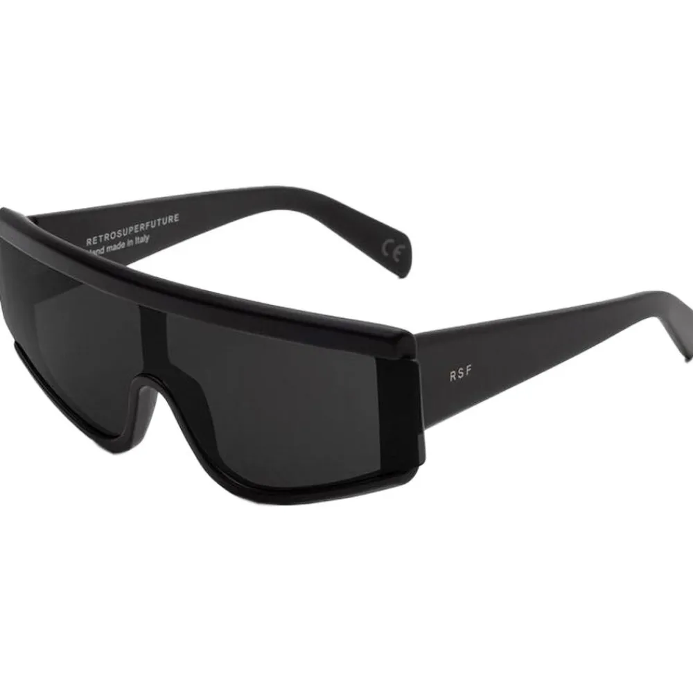 Lunettes Femme<Retro Super Future Lunettes de soleil Zed Black Black