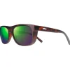 Hot Lunettes de soleil Annika 3 Matte Tortoise Serilium Dark Green Polarized Femme Lunettes Femme|Lunettes Polarisées