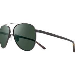 Online Lunettes de soleil Arthur Black Crystal Smoke Green Polarized Femme Lunettes Femme|Lunettes Polarisées